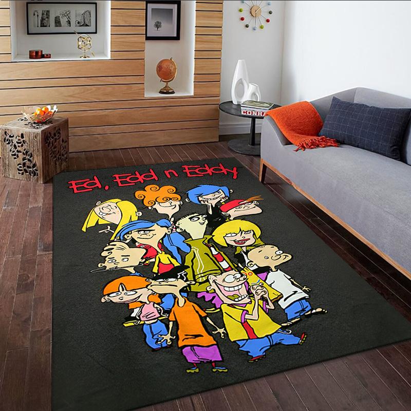 Edd Eddy Adventure Carpet, Kitchen Rugs, Yoga Mat, Non-Slip Mats, Rug for Bathroom, Living Room bedroom, Camping Rugs Christmas Gift