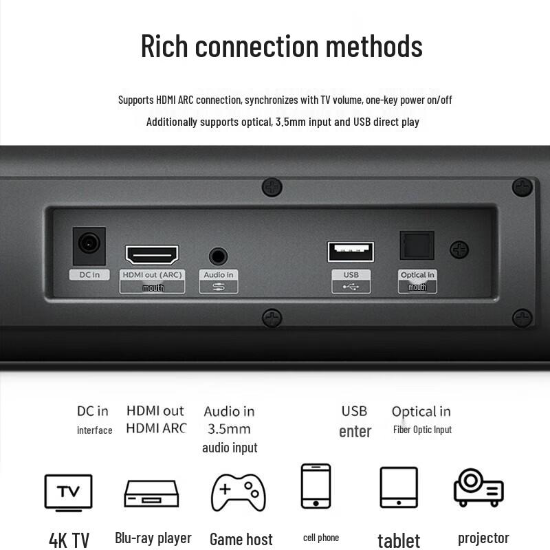 Philips 2.0 Channel Home Soundbar TAB4208/93