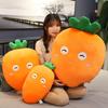 Super Soft Vegetables Plush Toys Kawaii Carrot Pillow Stuffed Soft Carrot Down Cotton Dolls Birthday Gift