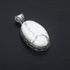 Natural Howlite Gemstone Handmade 925 Sterling Silver Pendant Double Gemstone Pendant Antique Pendant Gifts For Women Gifts For Her Thanksgiving Gifts