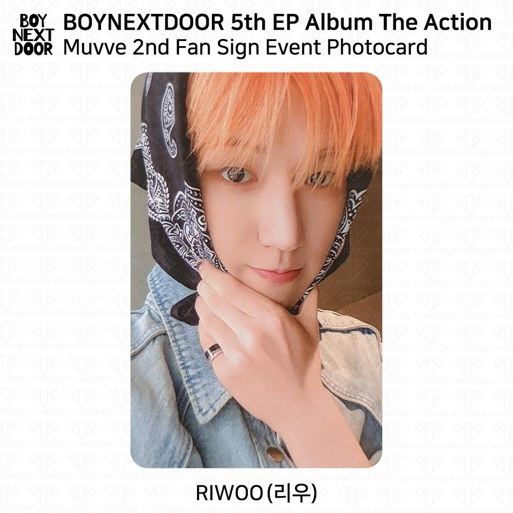 BOYNEXTDOOR 5th EP Album The Action Muvve 2nd Fan Sign Event Photocard