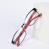 New Anti Blue Light Blocking Reading Glasses Men Metal Frame Business Prescription Computer Reader +100+200+300
