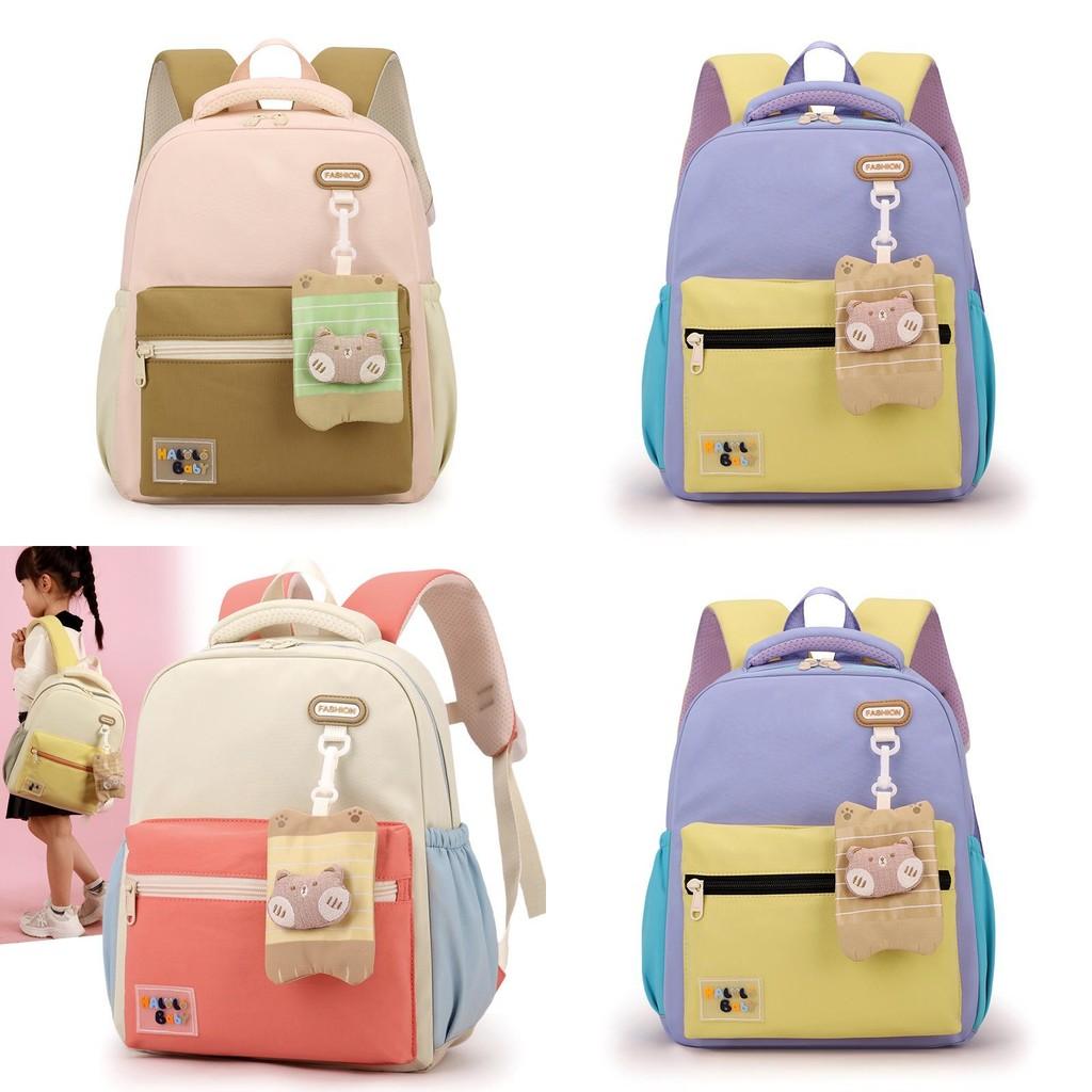 Baby Kids Letter School Backpack With Pouch For Preschool And Daycare