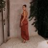 Women's Solid Color Strap Dress