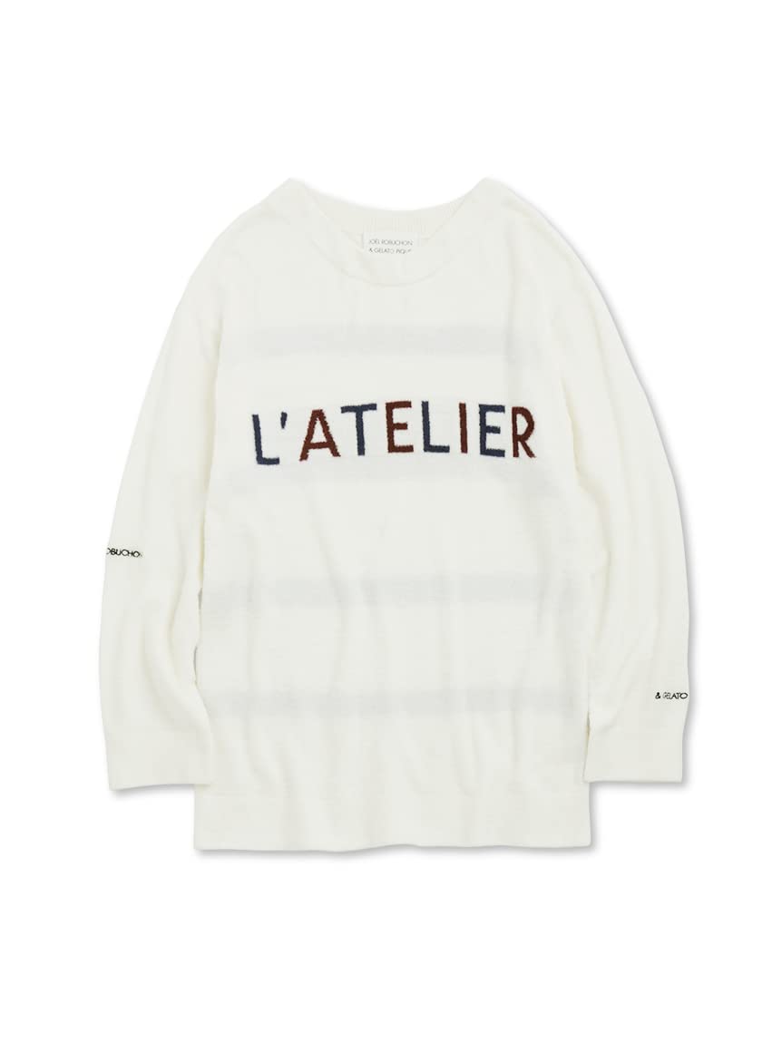 

Gelato Pique Joel Robuchon Smoothy Pullover PWNT231106 Size F Women s White/White,