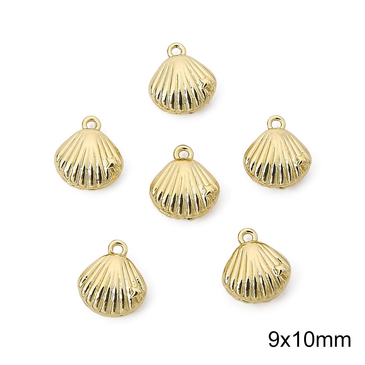 

Медный кулон серии «Морская жизнь» для изготовления ювелирных изделий своими руками, аксессуары для рукоделия 9x10mm