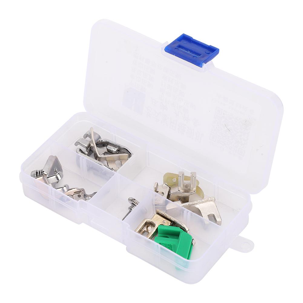 9PcsSet Household Presser Foot Kit Rolled Hem Compensating Feet Set Accessories for Old Pedal