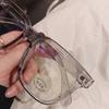 Simple Square Large Frame Myopia Glasses Ultra Light Unisex Short-Sighted Eyeglasses Blue Light Blocking Eye Protection Eyewear