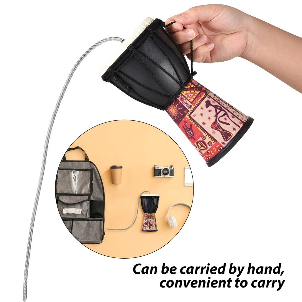 4 Inch Spring Drum Thunder Drum Sound Effect Instrument PVC Lightweight Portable Thunder Drum Brightly Colored Thunder