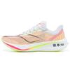 Li Ning Feidian 3 Challenger Fabric Slip Resistant And Breathable Low top Running Shoes Men's Pink White ARMT037-1