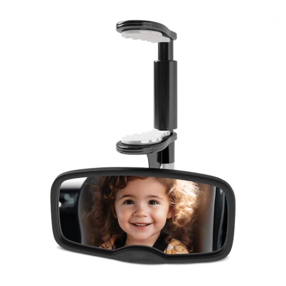 Wide Angle Clip on Car Mirror for Baby Safety Baby Observation Mirror  Rear Passengers Viewing