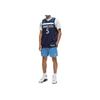 Nike Dri-FIT NBA Swingman Jersey Striped Letter Number V-Neck Sleeveless Basketball Shirt Edwards Jersey Men Jersey Blue DN2013-427