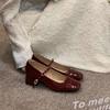 Gentle fairy style, elegant temperament, thick-heeled single shoes, summer with skirts to increase height and thin, thick-heeled Mary Jane shoes