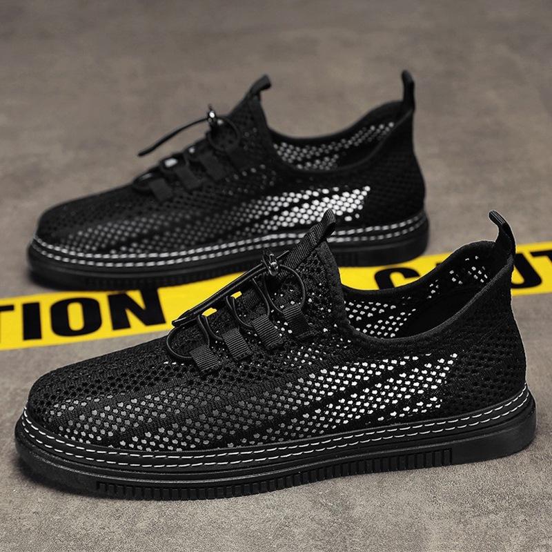 

Mesh Plate Shoes Men s Sneakers Men s Summer 2024 New Men s Shoes Breathable Casual Trendy Shoes Student Teen 39