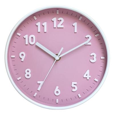 שעון קיר אופנה 8 אינץ' שעון קיר סוכריות צבע פשוט אופנה ללא תקתוק שעון קיר לחדר ילדים עיצוב בית לסלון