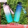Gradient Color Sports Water Bottle - Large Capacity, Portable for Fitness and Outdoors