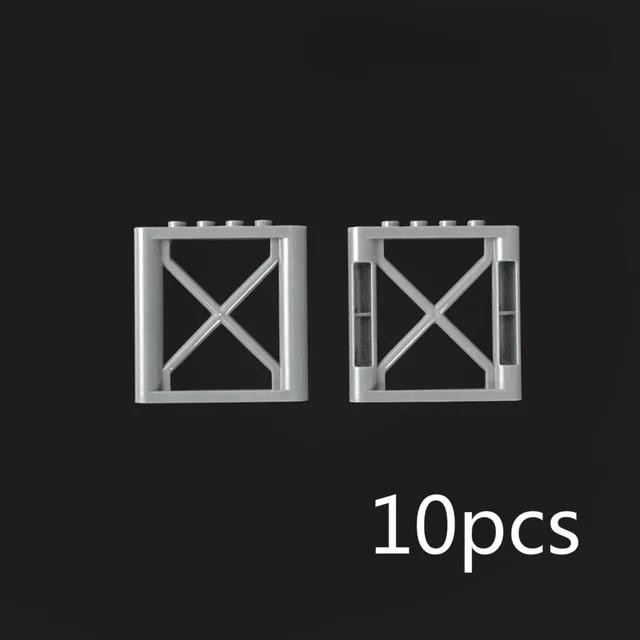 DO IT YOURSELF Assembles Particles 6140 2486 6187 Technical MOC Parts Rails Stair Fence Guardrail Panel Barrier Ladder City Construction Bricks