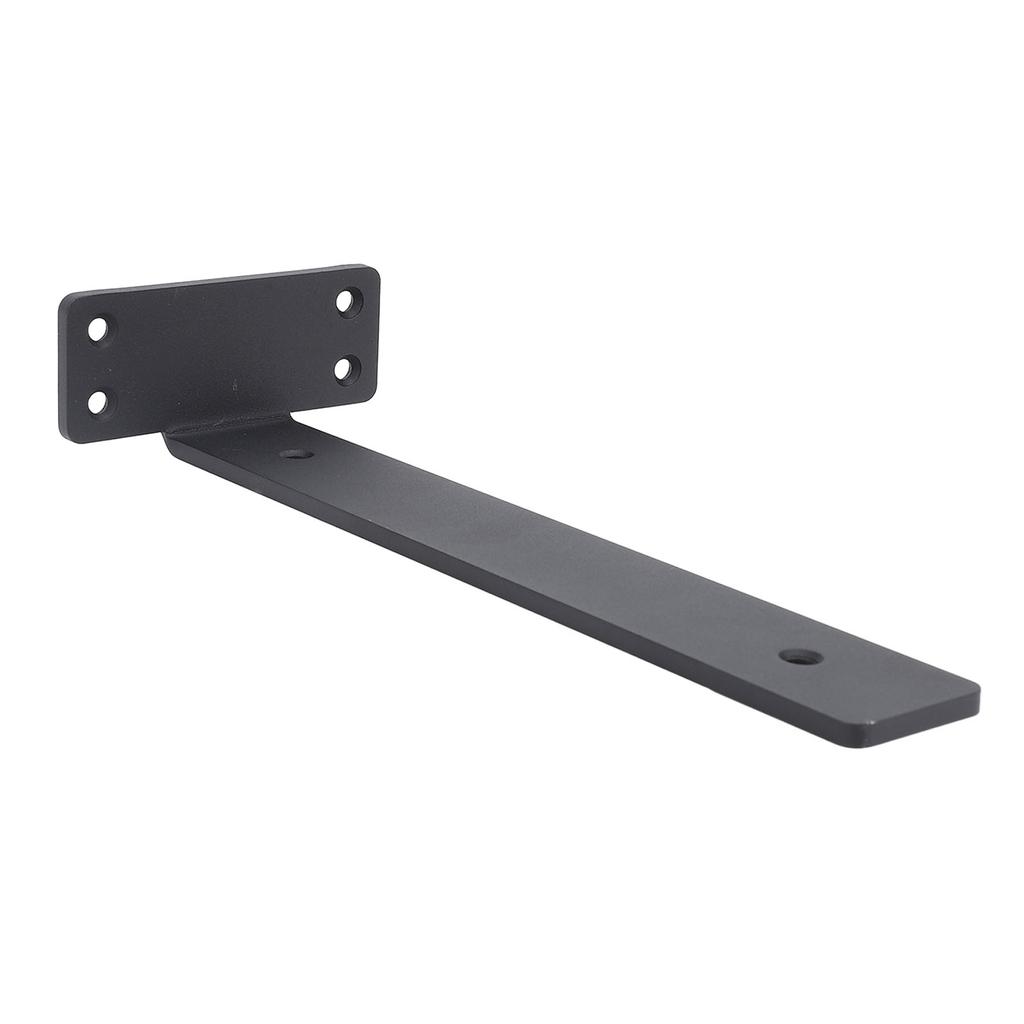 6Pcs 10in Shelf Bracket Iron L Shaped 200lbs Bearing Floating Shelf Bracket for Study Makeup Room