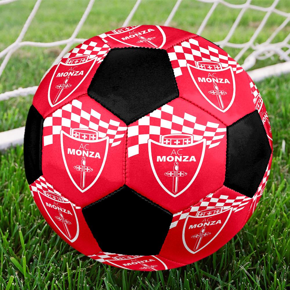 AC Monza Indoor Soccer Ball Colorful All Ages Size 5 Machine Stitched PVC Competition Ready Durable High-Bounce