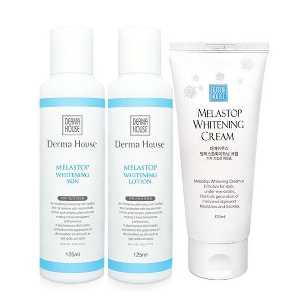 [Skincare] Whitening Skincare Set (Toner, Lotion, Cream) - Brightening, Moisturizing, Large Size