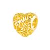 Gold Plated Sparking HeartFlower Charm Beads Pendant Fit Original Copper Bracelet Necklace Beads For Diy Jewelry Women Gift