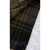Used Joshua Ellis Cashmere Large Stole Khaki Brand New Unused 49786