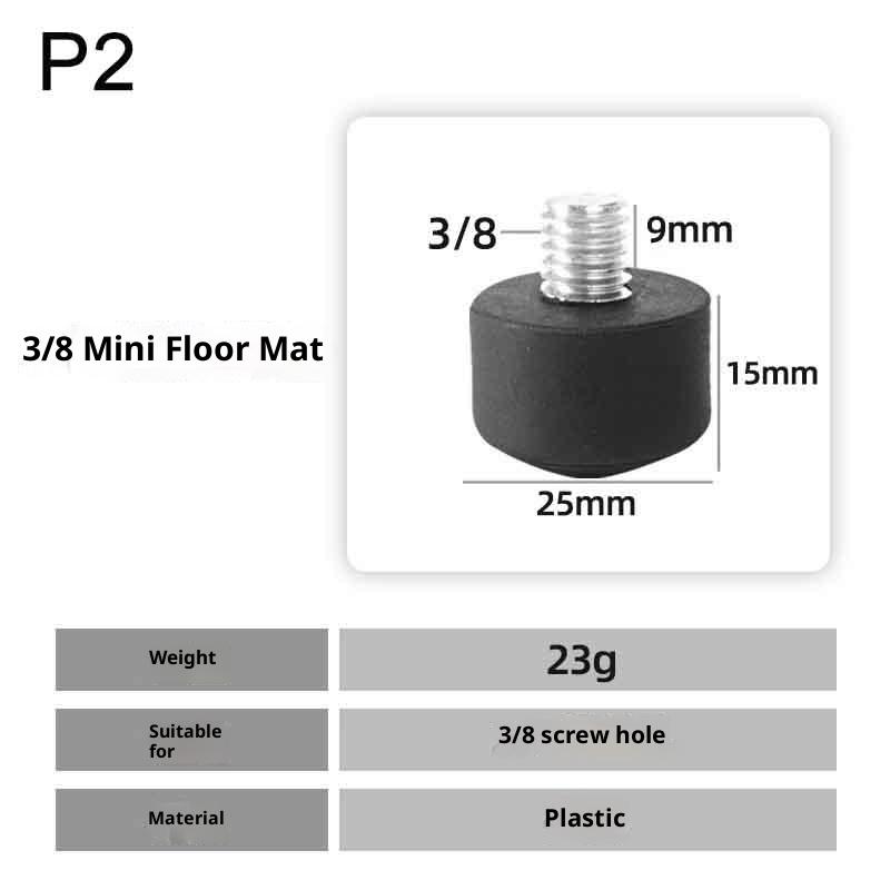 Hot 1Pc Universal Anti-slip Rubber Foot Pad Feet Spike 3/8 Inch 1/4 Inch M8 Photography Accessories For Tripod Monopod