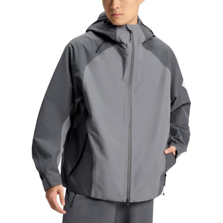 adidas FOS Jackets Men's Dark Gray Hooded Moderate Other KH0504