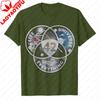 Distressed Hitchhikers Guide To The Galaxy Venn Diagram Life The Universe and Everything 42 Life Casual Style Graphic TShirt