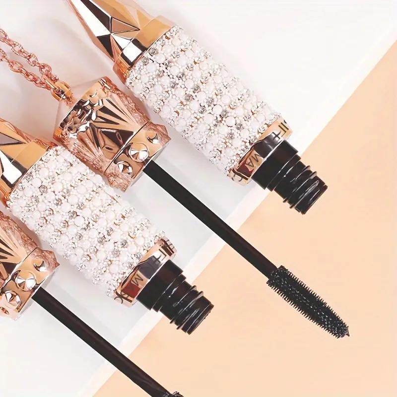 Queen's Scepter Schwarze Wasserdichte Mascara Verlängert Wimpern Extension Dicke Seidenfaser Mascara Damen Make-up Augenkosmetik