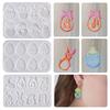Creative Easters Themed Silicone Earring Mold Personalized Jewelry Making Mould Easy Demold Earwear Epoxy Resin Molds