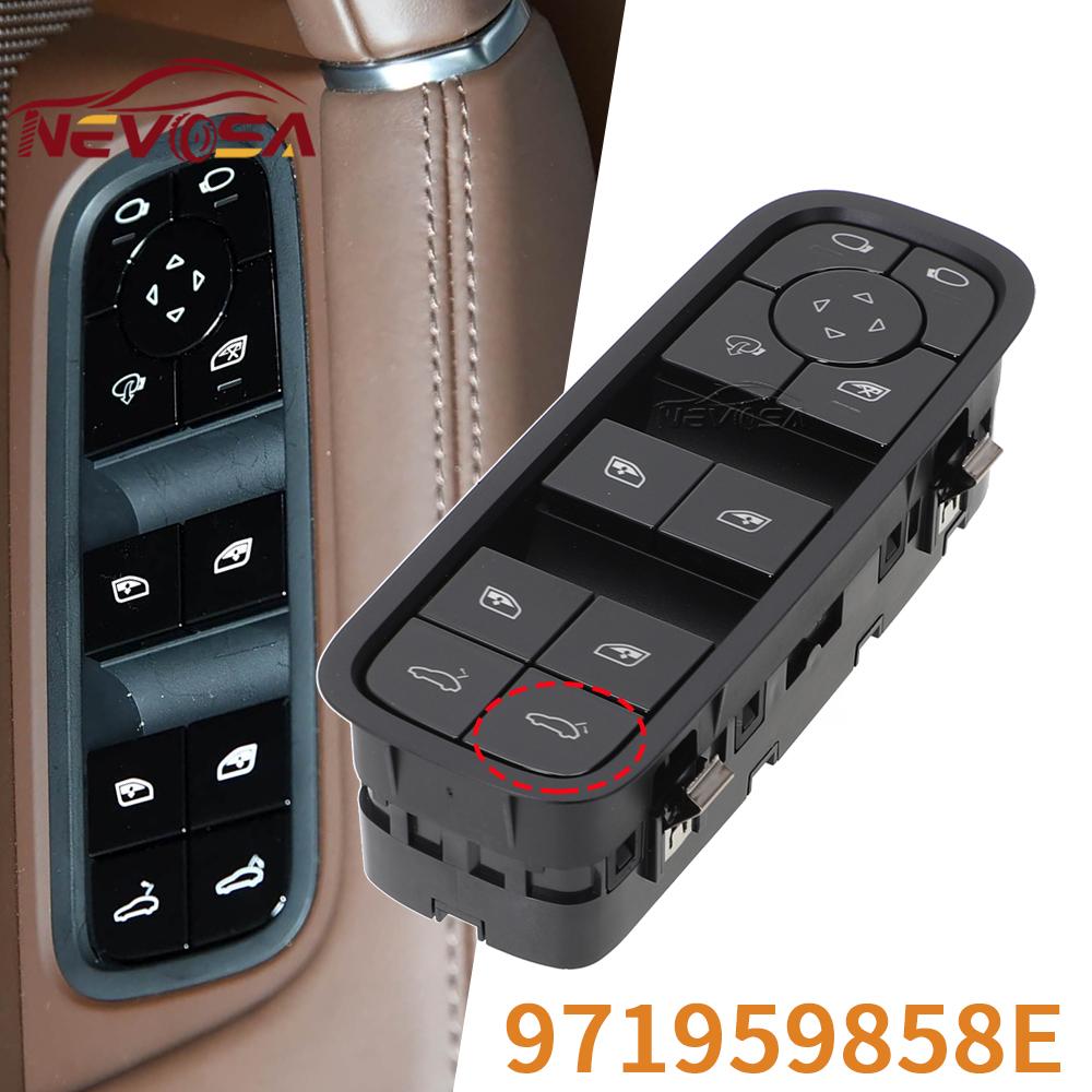 For Porsche Cayenne Panamera E-Hybrid 2017- Electric Power Window Control Switch Glass Lifter Button 971959858H 971959858E 971959858E