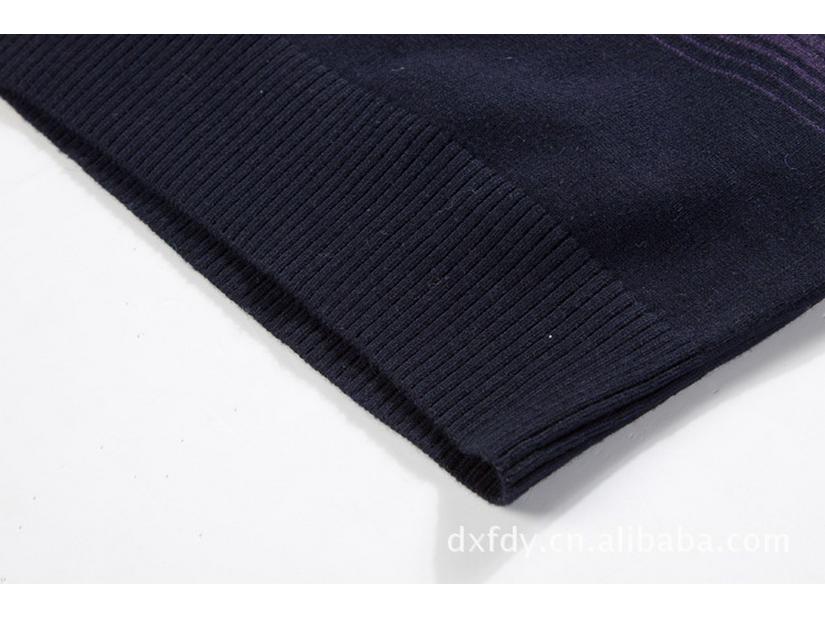 Counter Brand Autumn Striped Wool Crew Neck Sweater for Men HSWD4H048