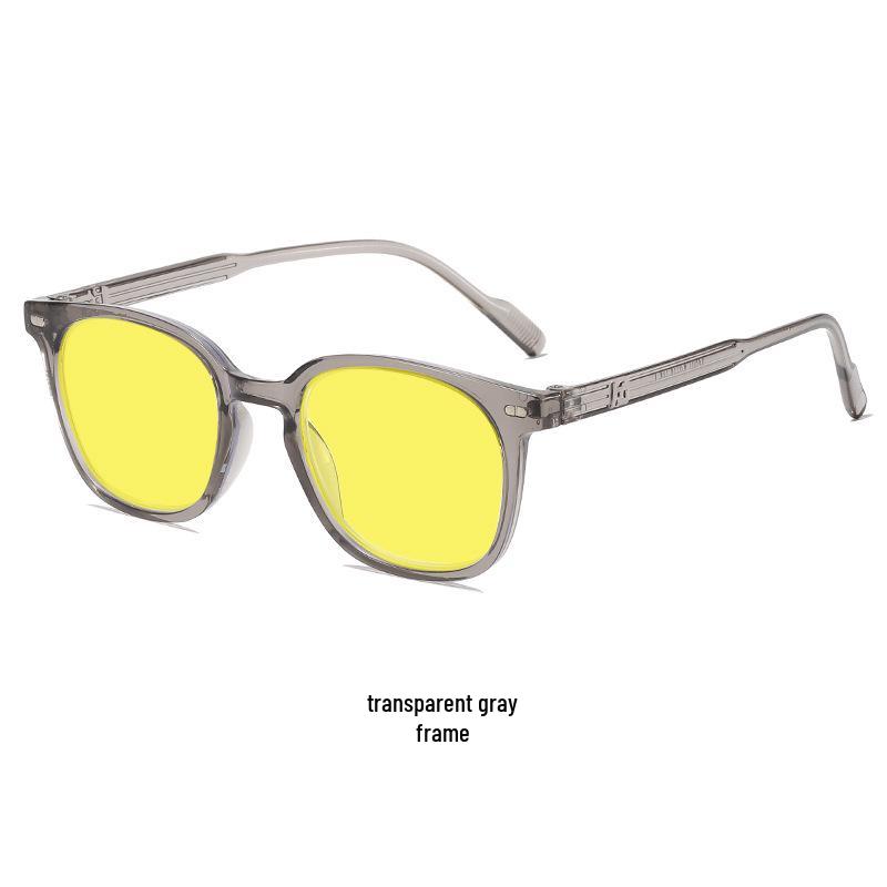 Unisex Retro Night Vision Yellow Goggles - Anti-Blue Light Full Frame for Phones & Gaming