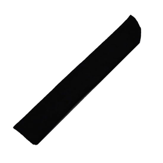 Plain Folding Fan [06 Pure Black]