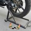 Motorcycle Rear Stand is a high quality lifting rack designed with strict manufacturing process. Can be operated by one person and fits pipes of