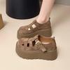 Women's Hollowed-out Sandals Thick-soled Retro Shoes
