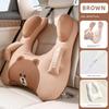 Cute Car Seat Belt Pillow, Kidsren's Rest Neck Pillow, Car Rear Seat Baby Sleeping Pillow, New Style, Removable and Washable