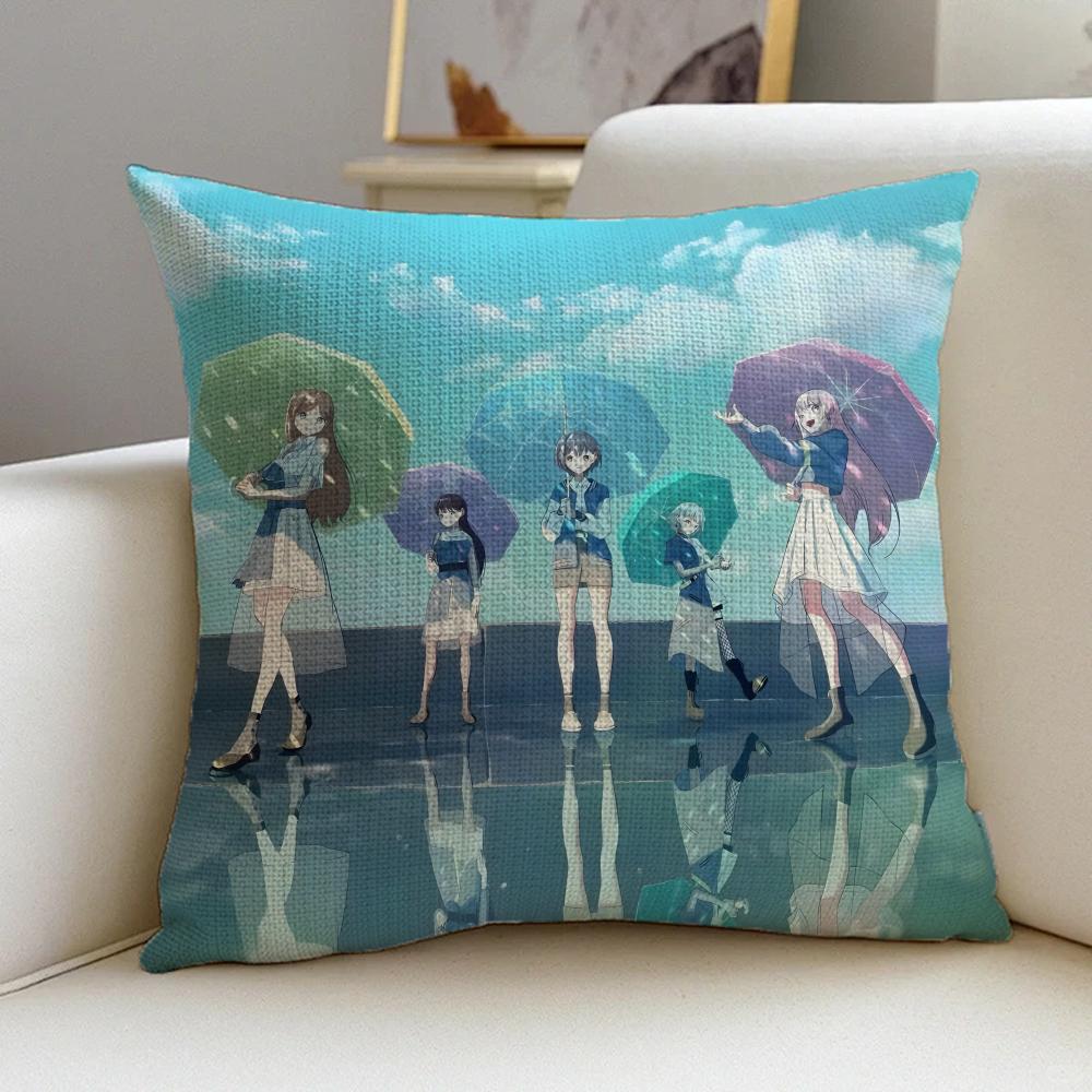 B-Bang Dream! It'S M-Mygo Cushion Cover Natural Linen Pillowcase Set, All-In-One Decor For Sofa, Bedroom & Chair