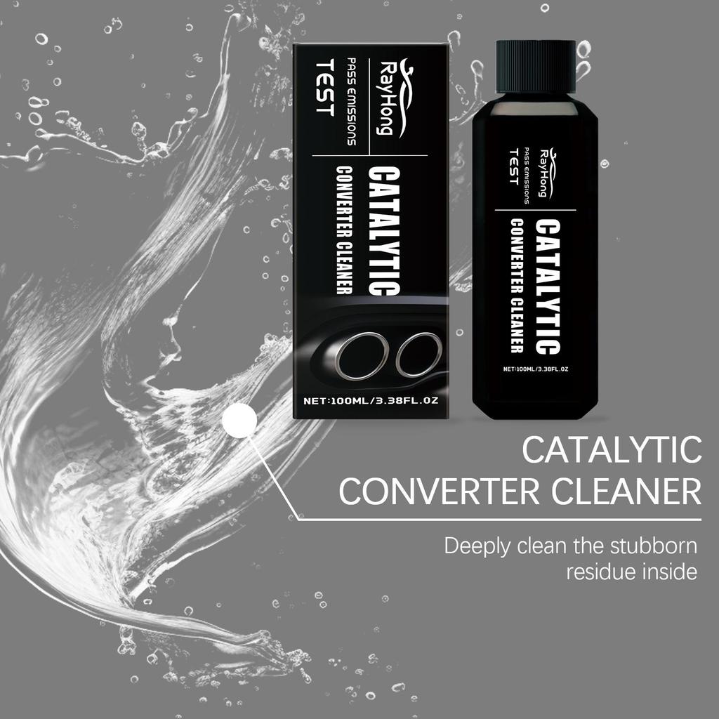 Rayhong Car Converter Cleaner, removes carbon deposits and exhaust without dismantling, engine cleaner 100ml