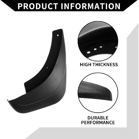 Mud Flap Splash Guard with Mount Accessories for Suzuki SX4 / Front & Rear Side Mud Guards/Durable / 1 Set