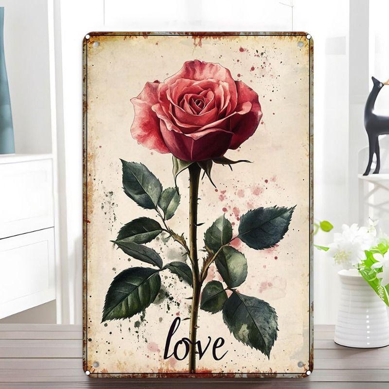 Metallschild im Valentinstags-Thema für Bar, Café, Restaurant