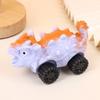 with Wheel Cartoon Fidget Toy Stretchable Car Cute Pinch Toy Dinosaur Squeeze Toy  Practical Jokes
