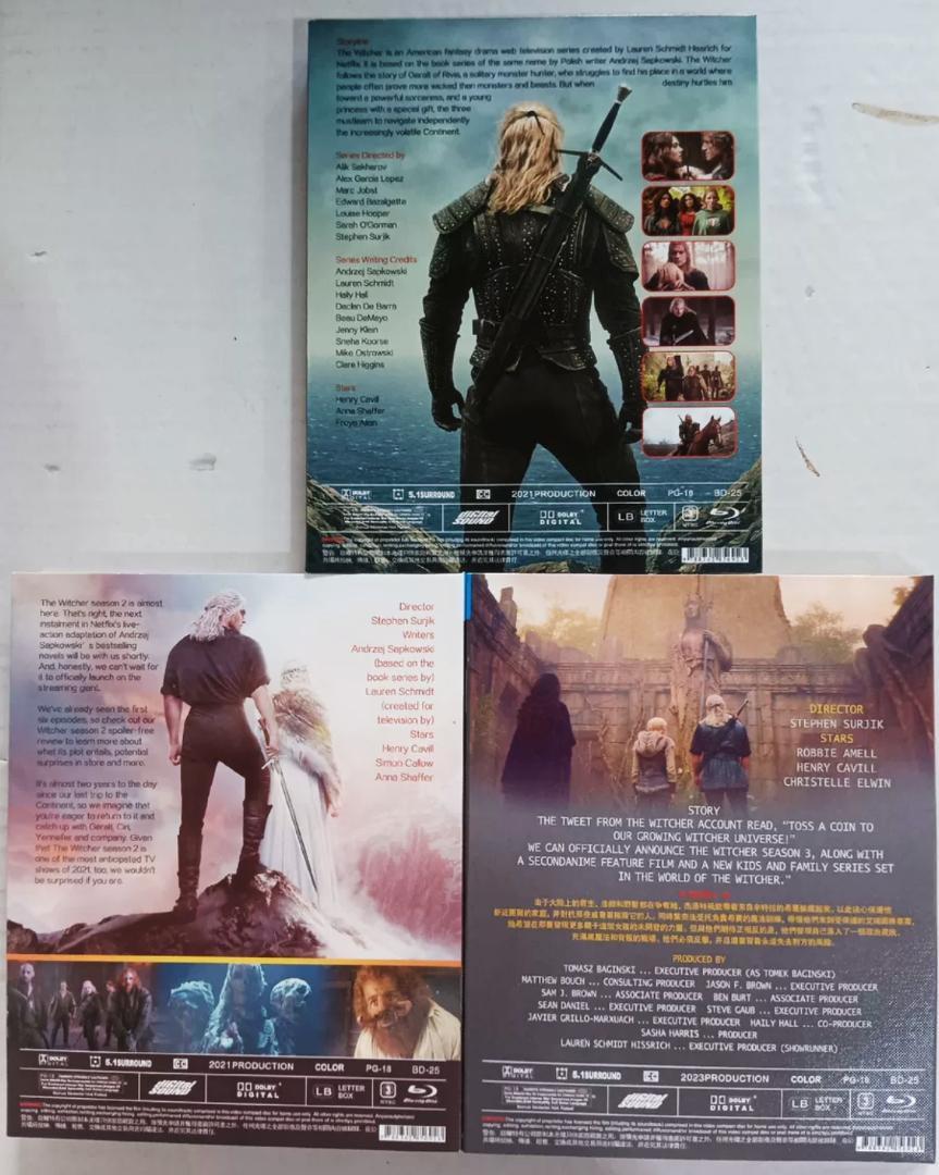 

[USED] The Witcher Season 1+2+3 Blu-ray
