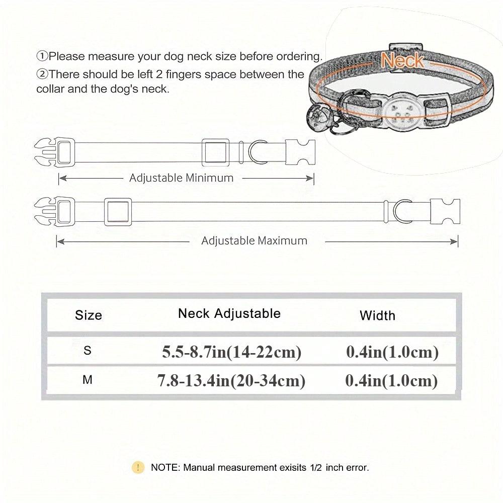 1pc Leopard Print Cat Collar With Adjustable Golden Bell For Cats And Small Dogs, Spring/Summer/Fall/Winter, Dog Stuff, Dog Collar