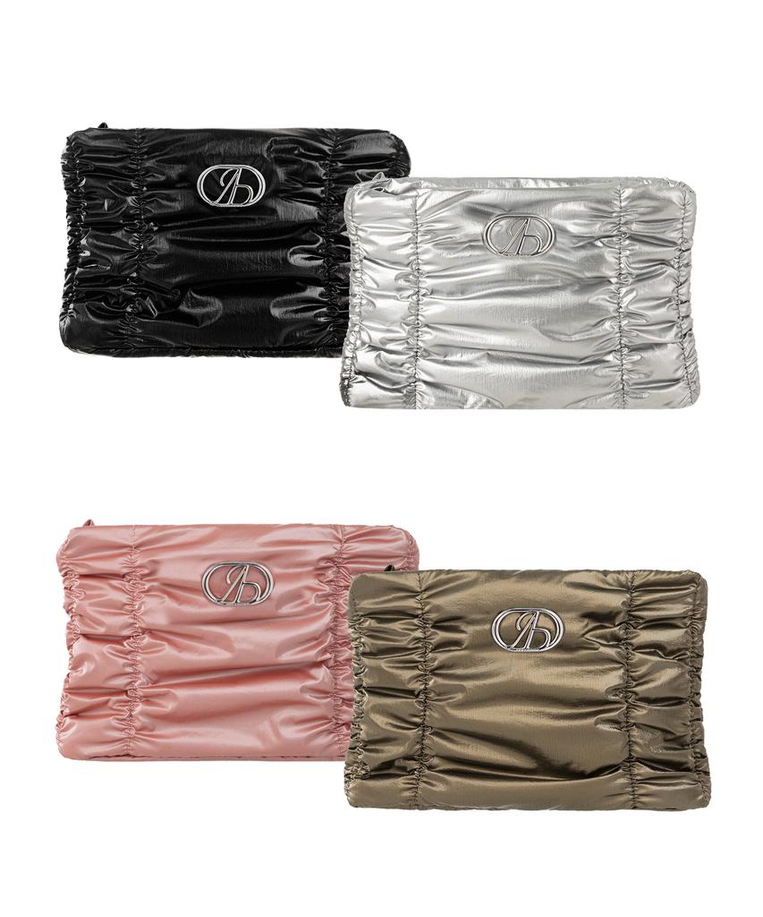 Abeehums Glossy Pouch Abh348-501 Khaki