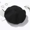French Baggy Beanie Autumn Beret Hat Flat Cap Hat Wool Beret Cap Felt Berets