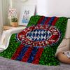 FC Bayern München Wappen Kunst Decken Flanell Bedruckt Atmungsaktiv Warm Überwurf für Zuhause Büro Bettwäsche 0708a125