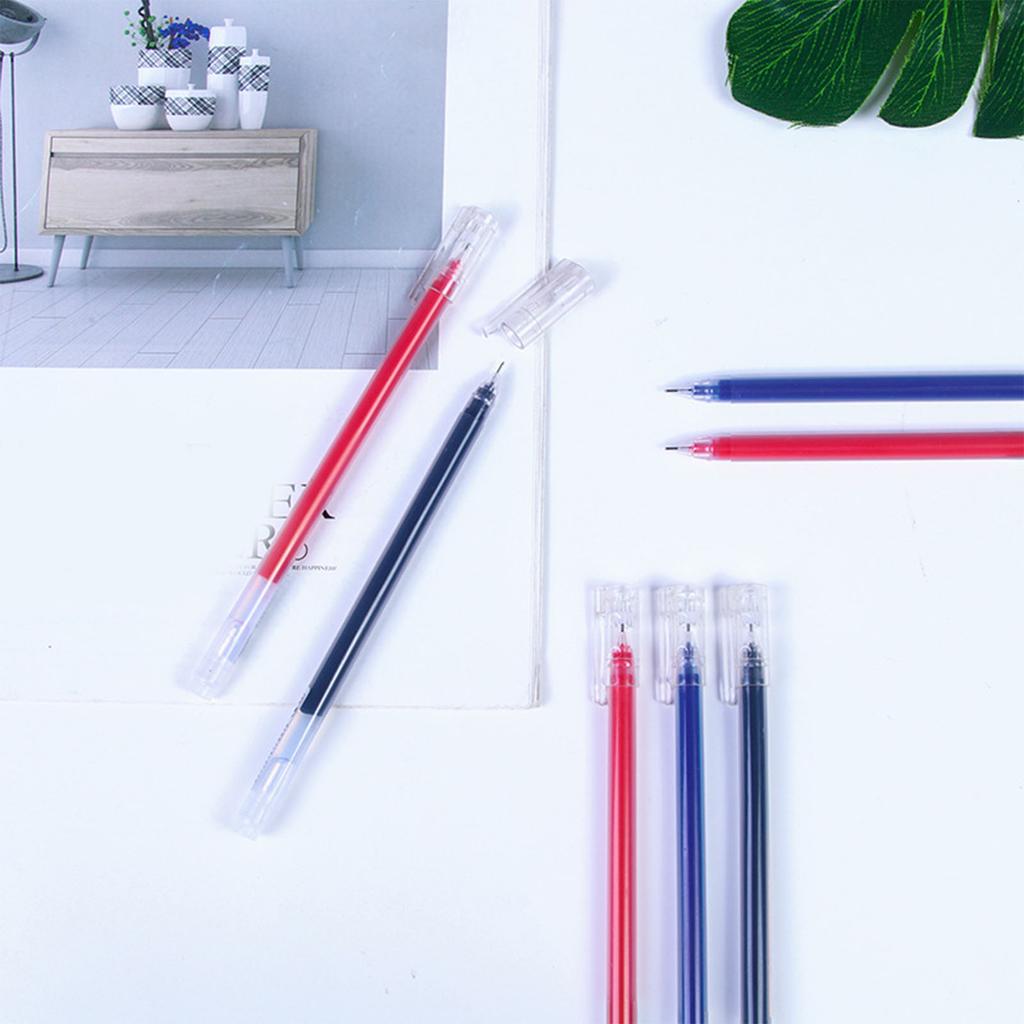 2 Stück Gelstift Komfortgriff Schreiben flüssig Großvolumige Tinte Feine Spitze Unterschriftenstift für
