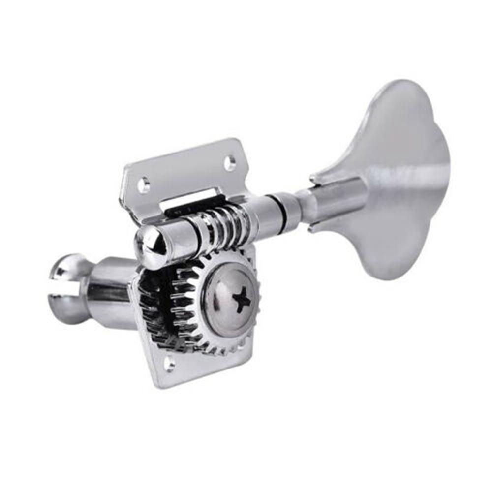 

1L/1R Open Gear Bass Tuners Tuning Pegs Keys Machine Heads For Bass Guitar 5 Coloer